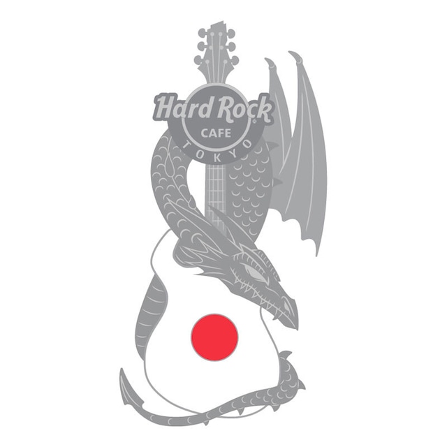 TOKYO 東京 3D Dragon and Flag Pin