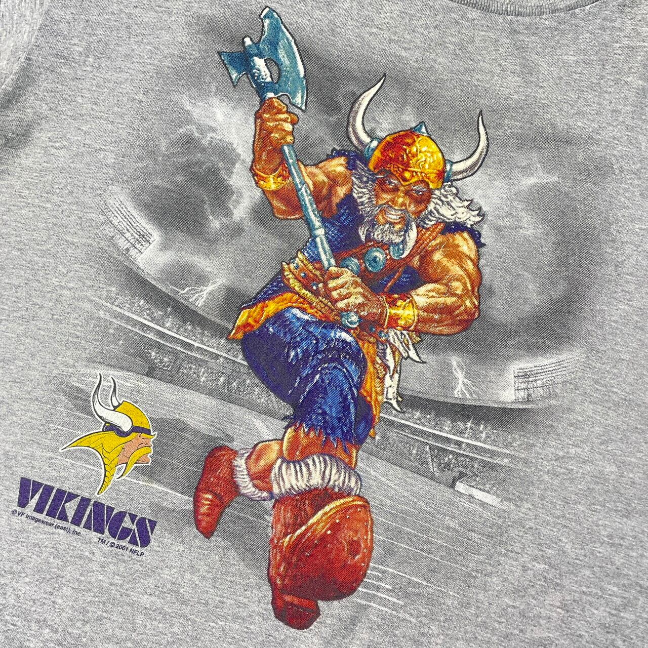 00年代 NFL Minnesota Vikings ミネソタバイキングス プリントTシャツ ...