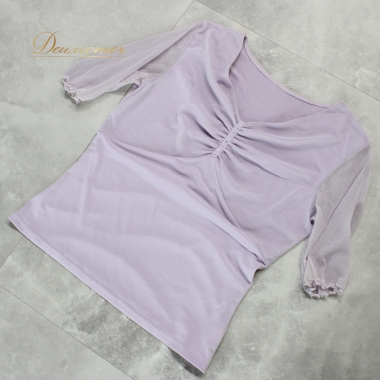 社交ダンス 衣装 スタンダード トップス レッスンウェア レディース 練習着 薄紫 パープル系 SEKINE セキネ レース 半袖 かわいい 清楚 ライブ配信 パーティー 服装 フィットネス ダンスウェア おしゃれ ストレッチ性 おすすめ 柔らかい シンプル ベーシック 体型カバー 半袖トップス 透け感 レディースファッション エレガント 上品 コーディネート