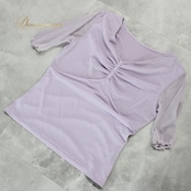 社交ダンス 衣装 スタンダード トップス レッスンウェア レディース 練習着 薄紫 パープル系 SEKINE セキネ レース 半袖 かわいい 清楚 ライブ配信 パーティー 服装 フィットネス ダンスウェア おしゃれ ストレッチ性 おすすめ 柔らかい シンプル ベーシック 体型カバー 半袖トップス 透け感 レディースファッション エレガント 上品 コーディネート