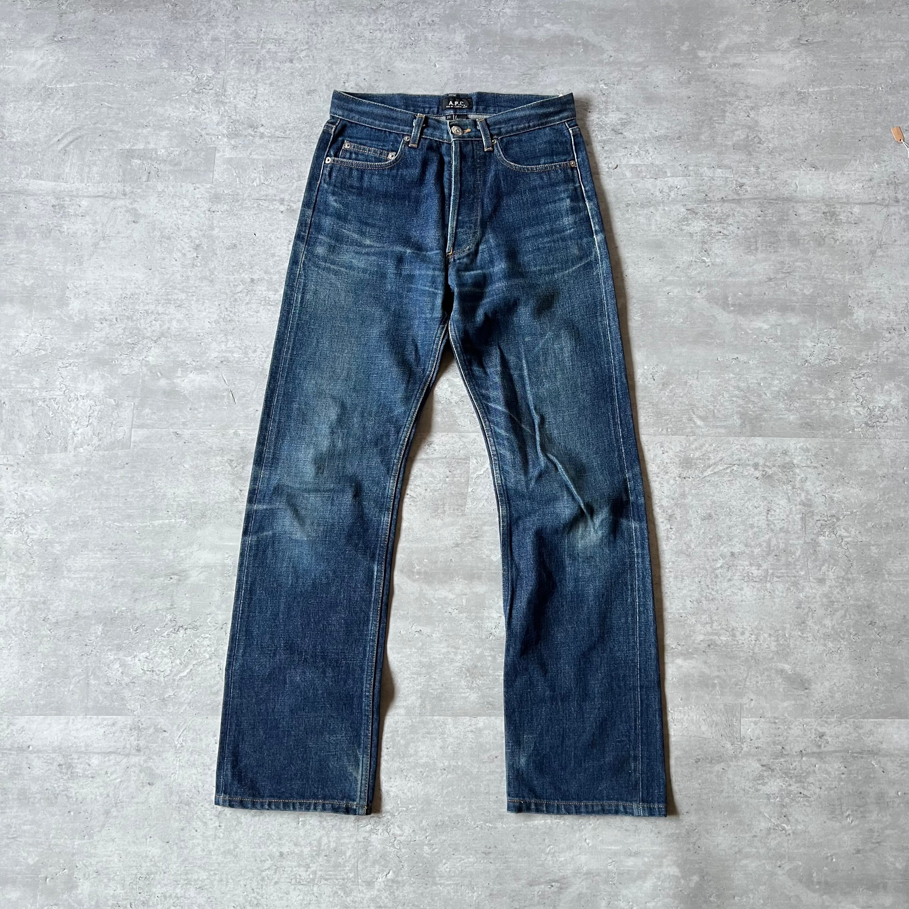 90s A.P.C. denim bootleg 廃盤モデル アーペーセー ブートレグ ブーツ