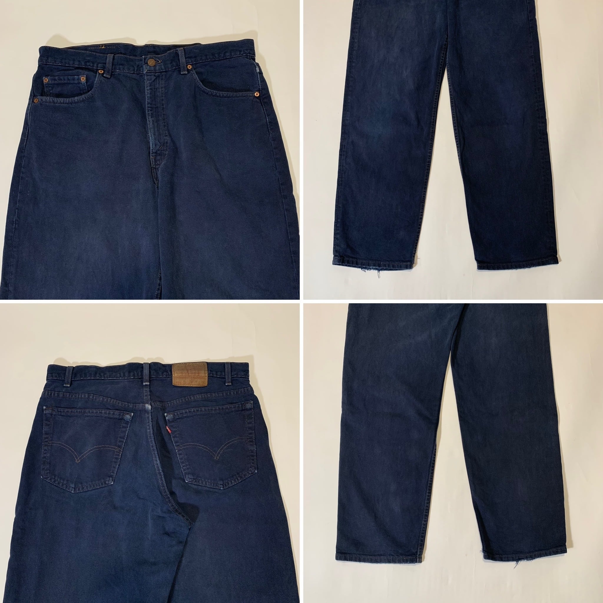 8612 リーバイス 555 ブラックデニム テーパード USA製 W38 | San Fernando