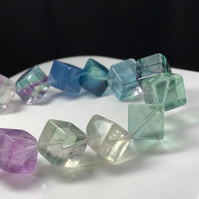 キューブフローライト(大)ブレスレット