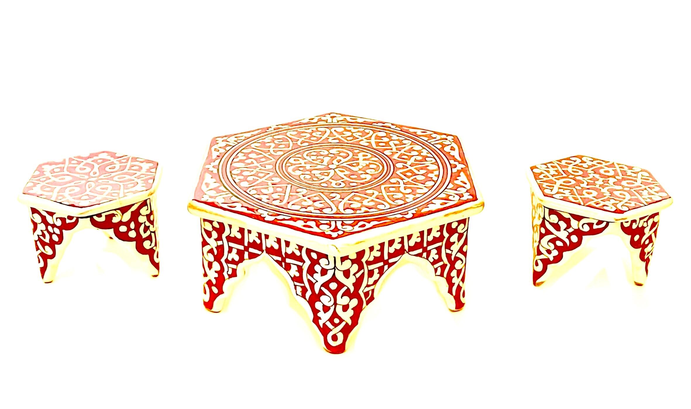 Table & Chair Set | KO`K OY ククオイ ウズベキスタン陶器
