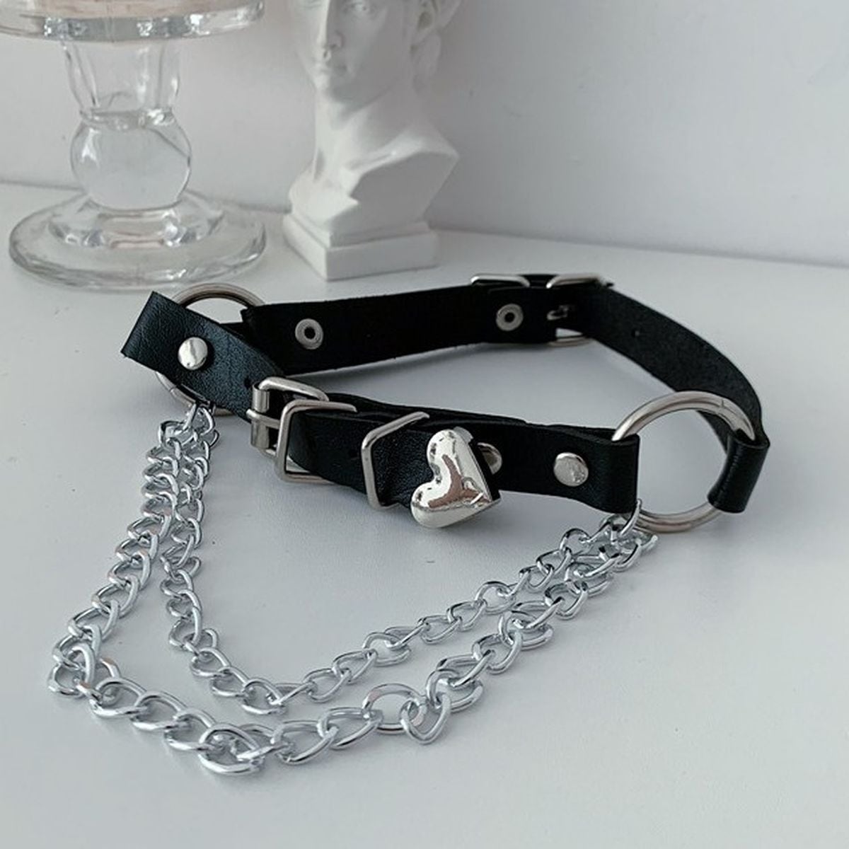 チェーン付きベルトガーターベルトセット | Maiden's Rêve