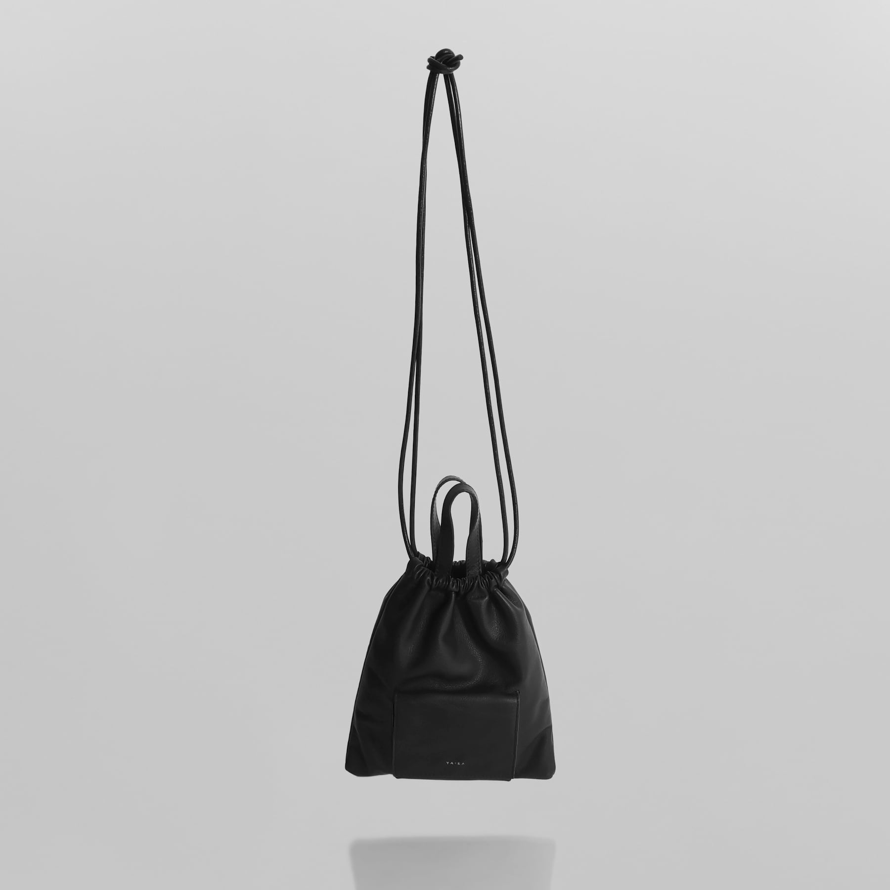 real leather drawstring shoulder mini bag [bdbd4] / Y2402FRB39
