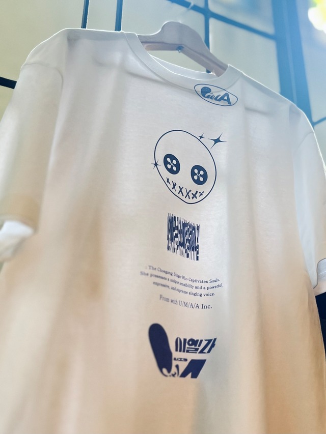 CielA ボタンちゃんTシャツ（XLサイズ限定） - メイン画像