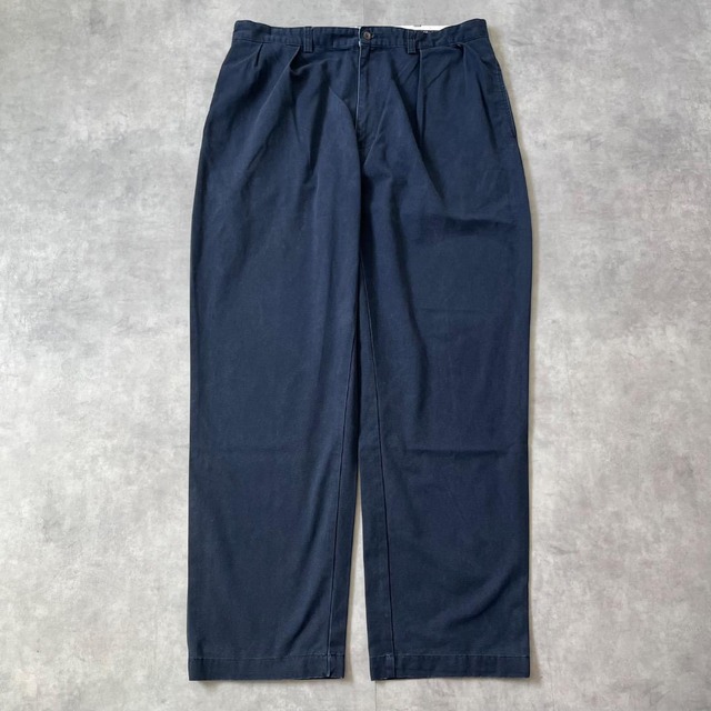 ポロラルフローレン W38 ポロチノ 90s アンドリュー 古着 紺 16613