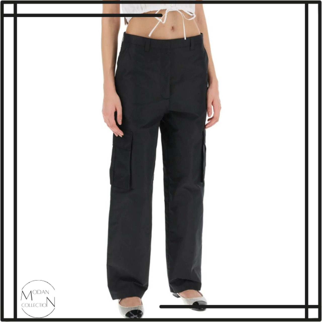 Miu Miu（ミュウミュウ）Cargo pants in Tela Tec | Modern collection