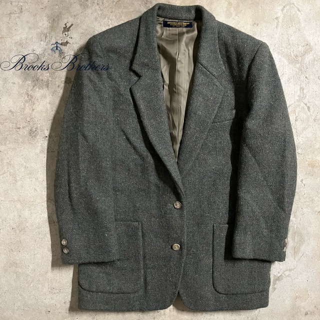 〖Brooks Brothers〗80’s tweed wool tailored jacket/ブルックスブラザーズ 80年代 ツイード ウール テーラード/msize/#0707/osaka