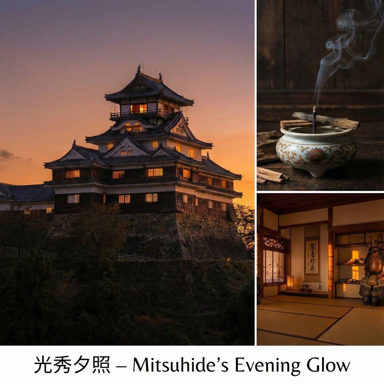 京都フレグランス　光秀夕照 – Mitsuhide’s Evening Glow・ブレンドオイル