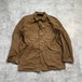 50-60s AU FUSIL 刺繍タグ ブラウン フレンチワークジャケット