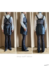 MADE IN BULGARIA lamb leather mini skirt-4213-6