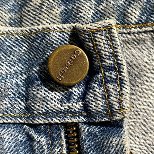 USA生地製 デニム ダブルニー Carhartt B73 DST 32×32 詳細写真11