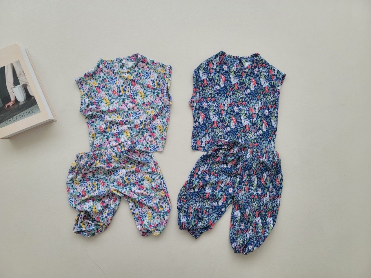 [Moran bebe] Mont Blanc Pleats set / [모란] 몽블플리츠상하