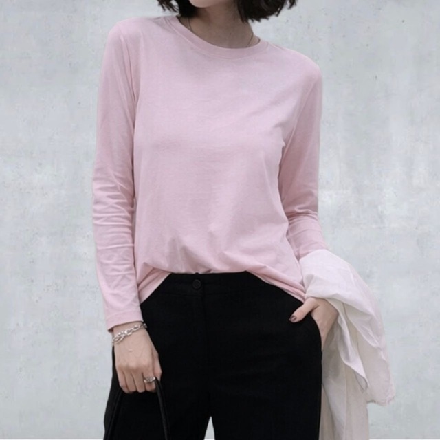 シンプルコットンTシャツ　0561