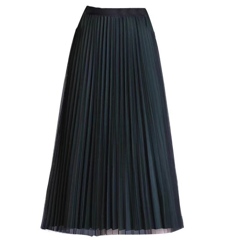 プリーツチュールスカート