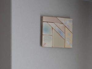Ceramic Wall Art -B-/ aardekleur