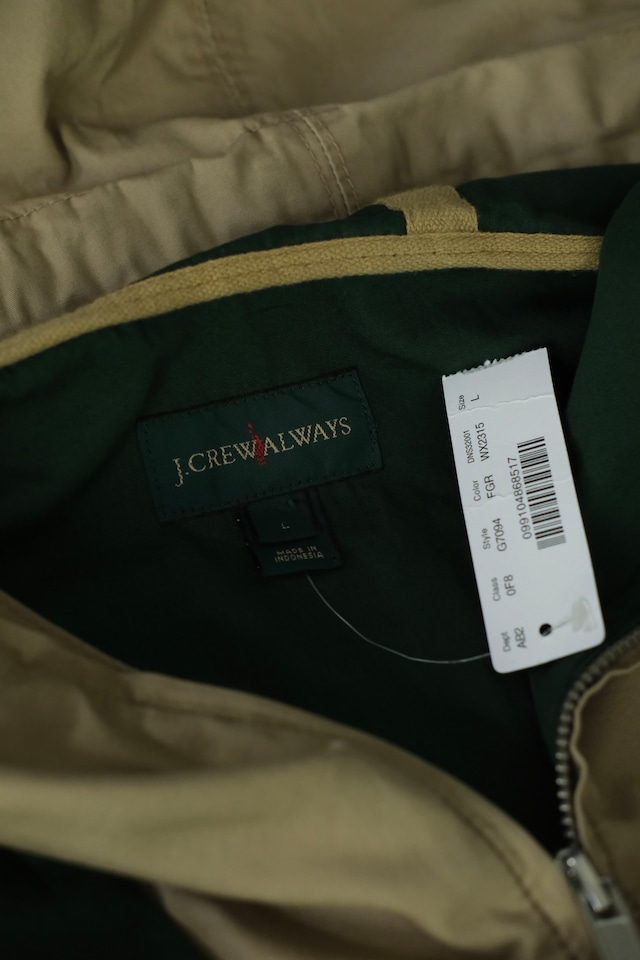 Utah/90's deadstock "J.CREW" anorak parka