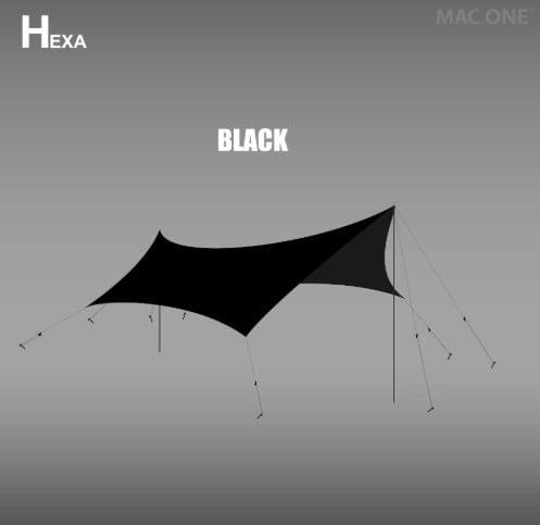 YUNAN Black Pole (250~280cm) 2set NEW Mac Outdoor マックアウトドア