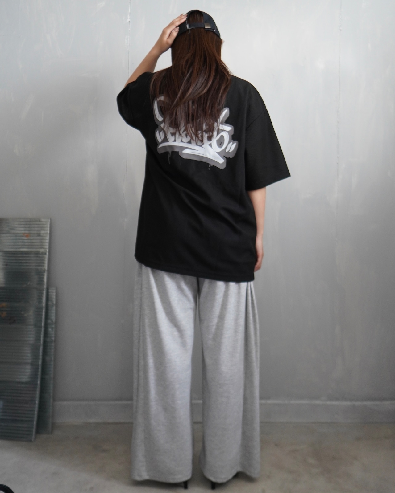 primaras×kinmedaiコラボ2弾ワッフルTee／ブラック