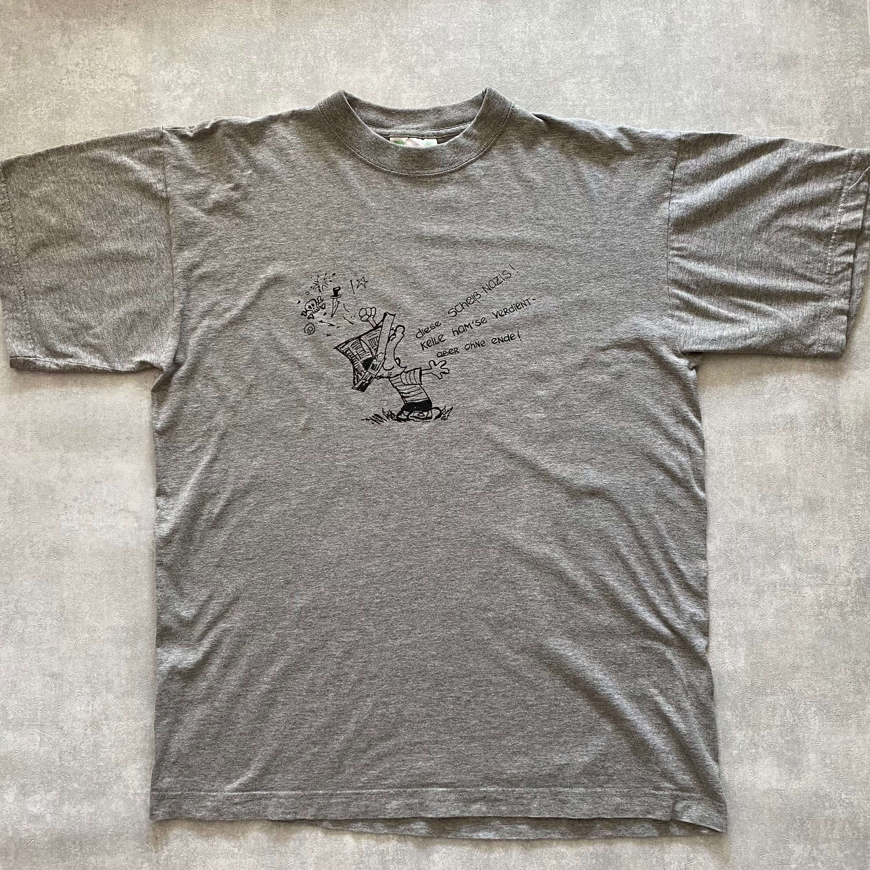 90s EURO COTTON EUROPE TREND SPORTS T-shirt{90s ユーロ コットン ヨーロッパ トレンド スポーツ T-シャツ 古着 メンズ USED}ユニセックス