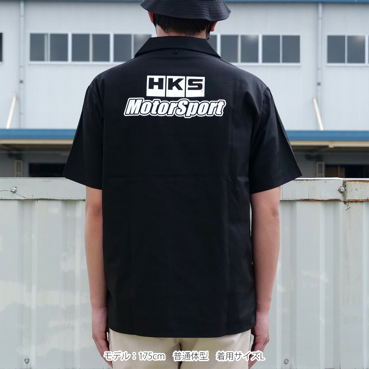 トップス HKS HKS MOTOR SPORT SHIRT BLACK No.262-3 | HKS GATE ONLINE STORE