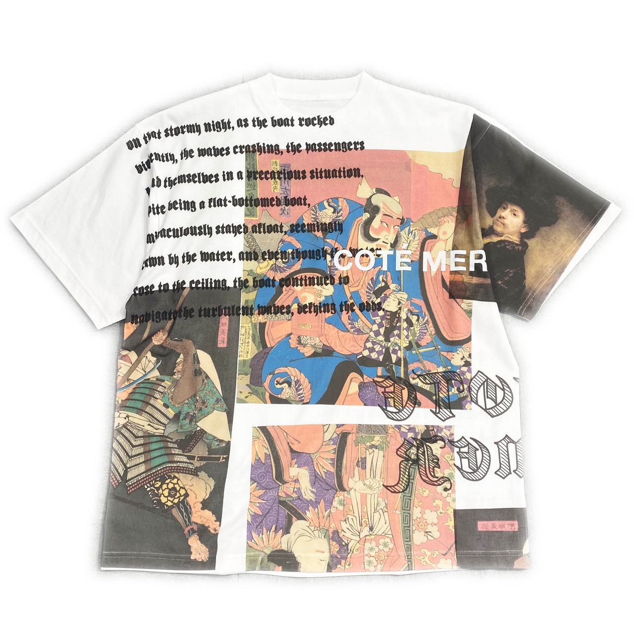 【tshirts239】Lsize  KIMONO PRINT T-SHIRTS