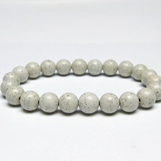 北投石 ブレスレット 9mm 一点物 メール便可 111-50311