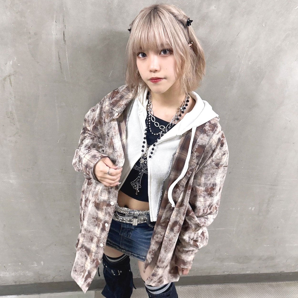 VINTAGE WASH チェックBIGシャツ | VOLCAN&APHRODITE