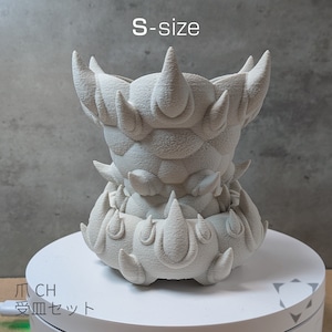 yawara爪CH 受皿セット 白 size-S