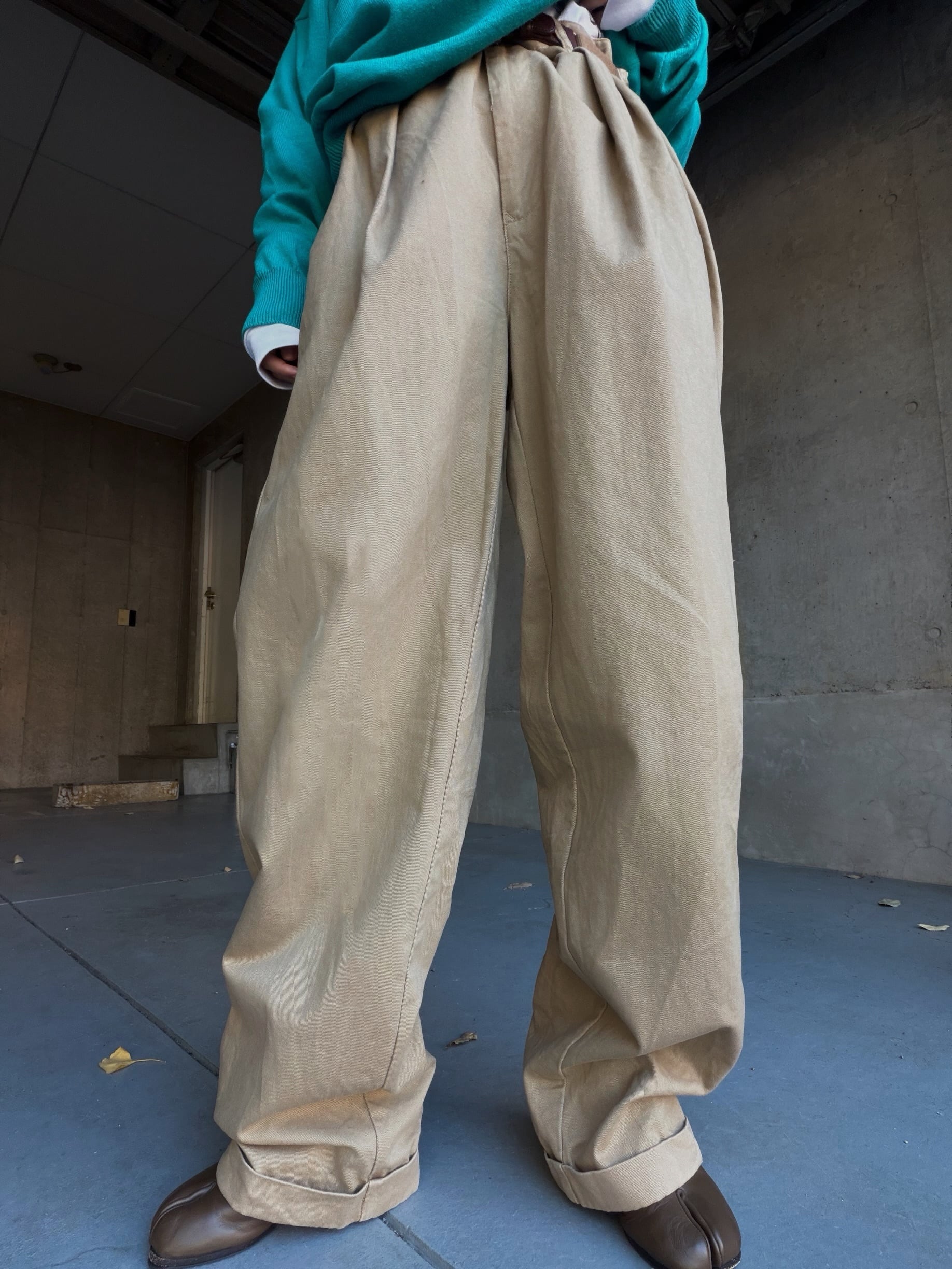 (PT950)90’s TOMMY HILFIGER 2tac cotton chino pants