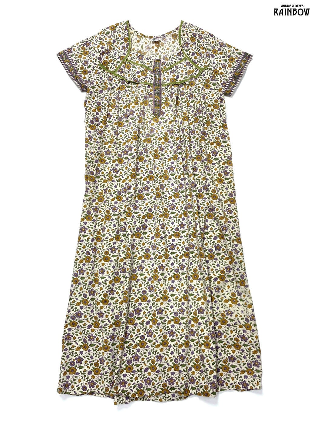 スーパービューティー ワンピース 香水瓶プリント ノースリーブ