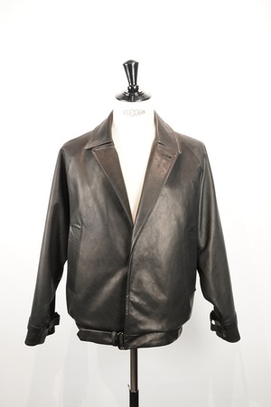 HS-ATTIRE × ARCD / Pony Leather Belted Short Jacket