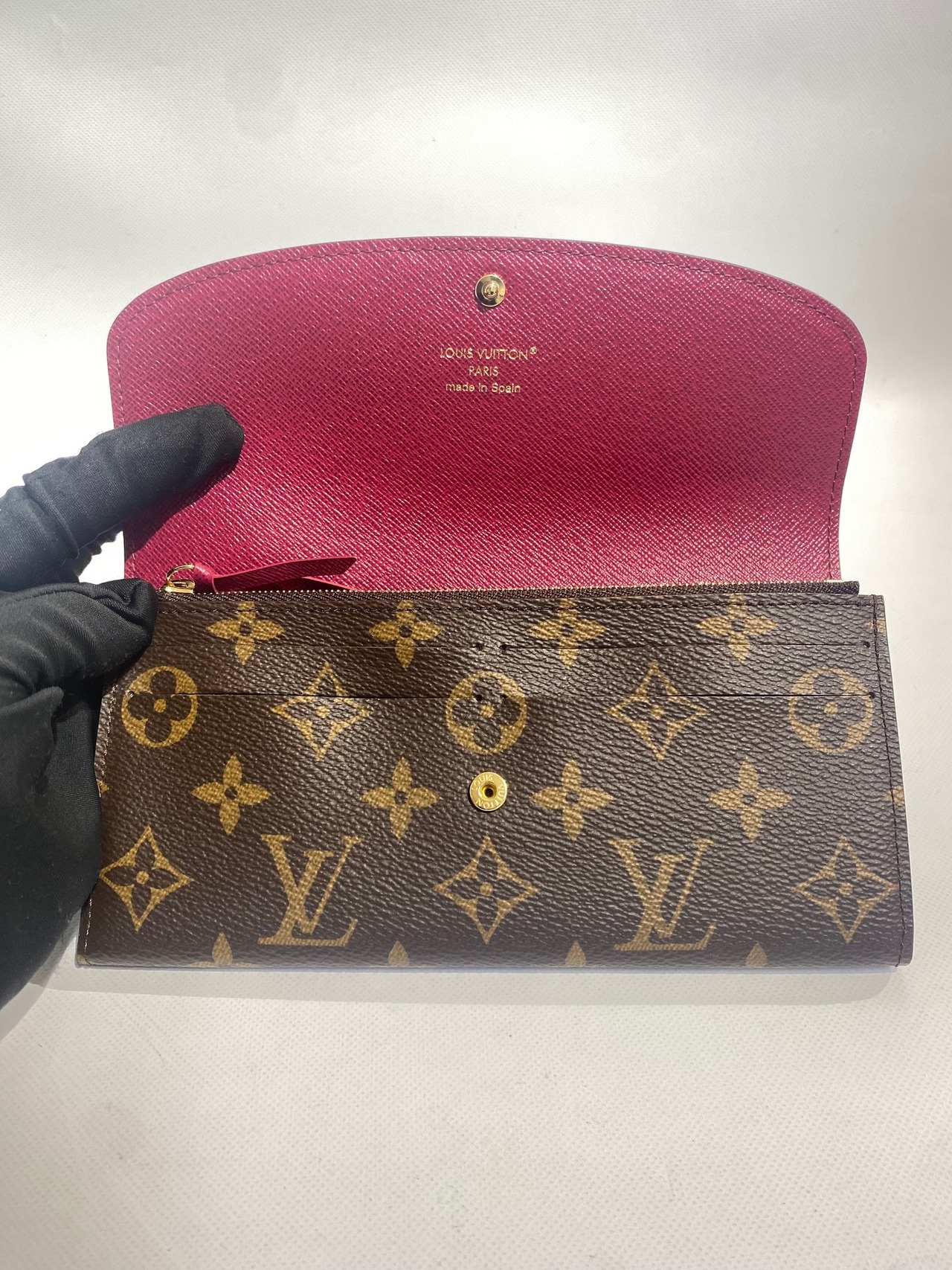 Louis Vuitton ルイヴィトン 長財布 レディース 60697 ポルトフォイユエミリー フューシャ