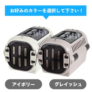 【キャリー＋メッシュマットset  (Mサイズ)】メッシュ素材マット,上開きタイプ,ハードキャリー,スモークドアで安心！