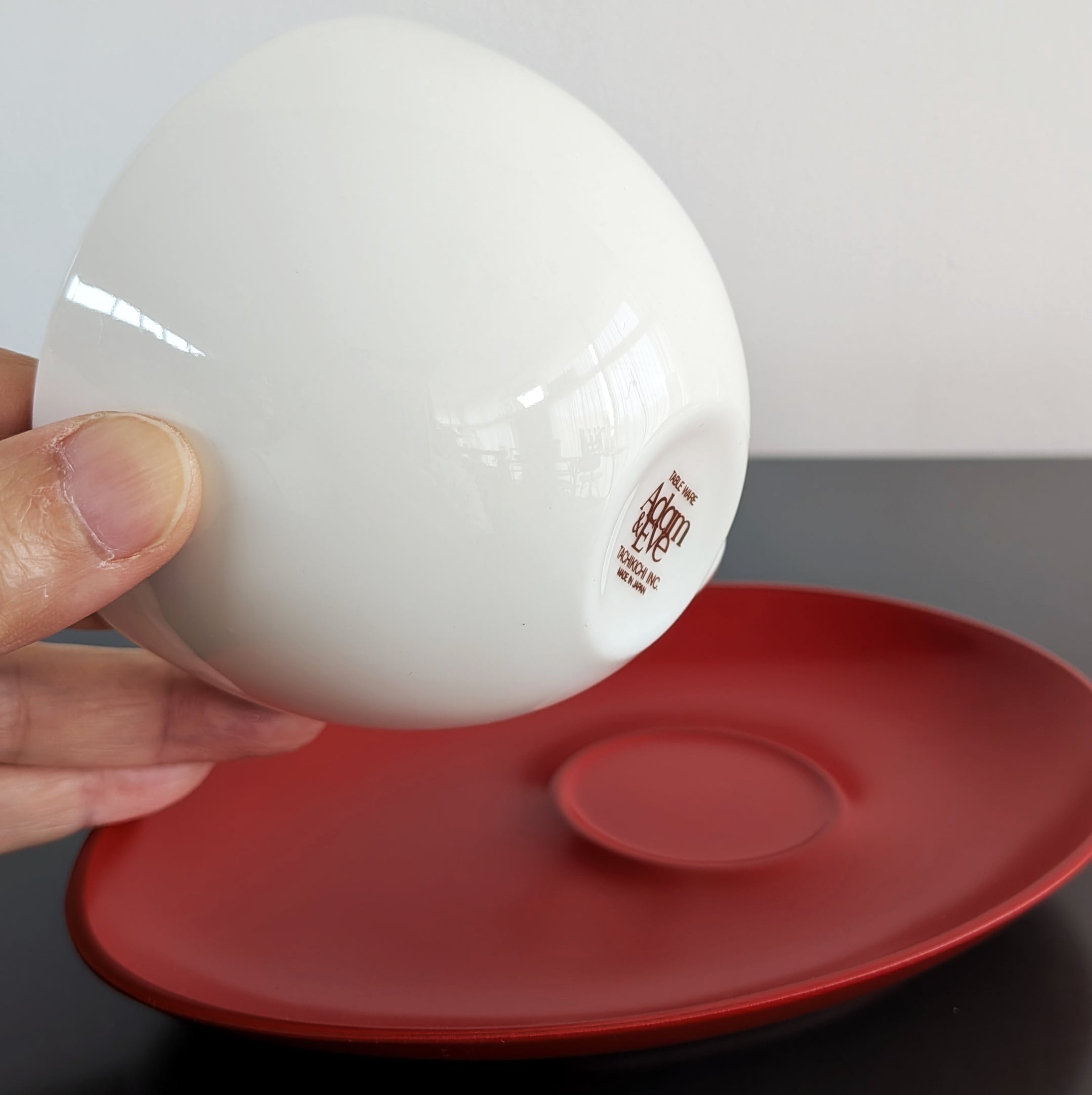OvoⅡ Cup & Saucer by Luigi Colani for Adam & Eve たち吉 | sonota