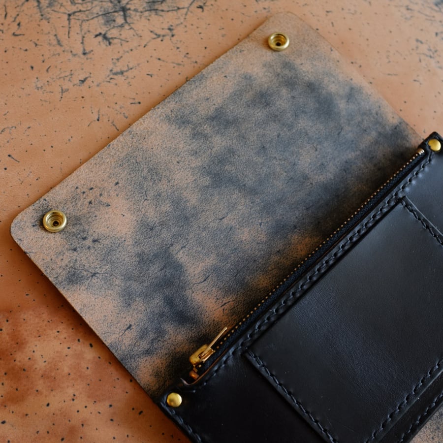 在庫品】トラッカーウォレット 壱 GUIDI CULATTA CAVALLO 参層式 | 玖