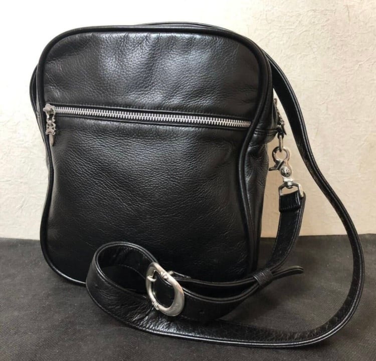 CHROME HEARTS クロムハーツ ブラック プレーン TAKA ショルダーバッグ