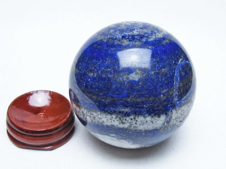 ラピスラズリ  丸玉　60mm ラピスラズリ 丸玉 60mm スフィア 置物 一点物 151-10031 | 天然石