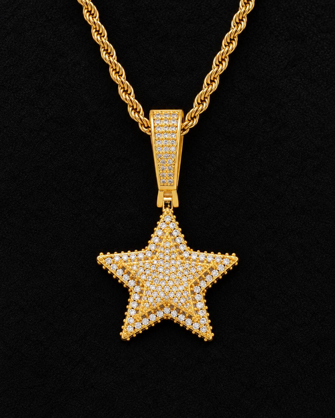 Star Pendant Necklace -Gold/Silver-
