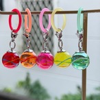 【金具シルバー】まんまる、つやつや、ふたつとない。実物をお届け！レジンヨーヨーチャームャーム✨数量限定