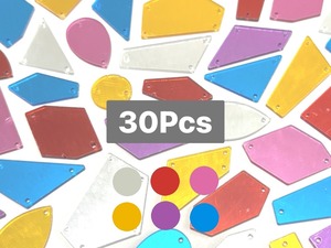 《カラーが選べる》アクリルミラーパーツ[30枚]