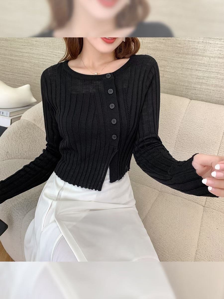 メロウフリルニットカーディガン