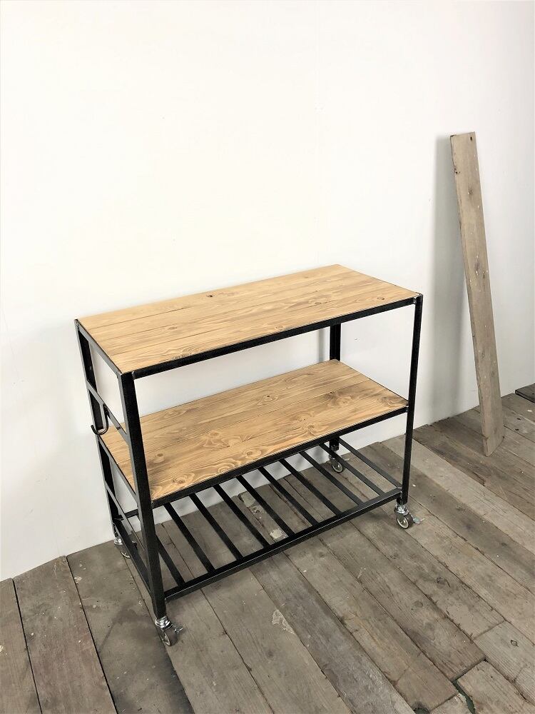 ⌘専門出品⌘鉄脚、ラック、シェルフ⌘ アイアン家具専門店 i-coord(アイコーデ) オーダー家具 シェルフ 棚
