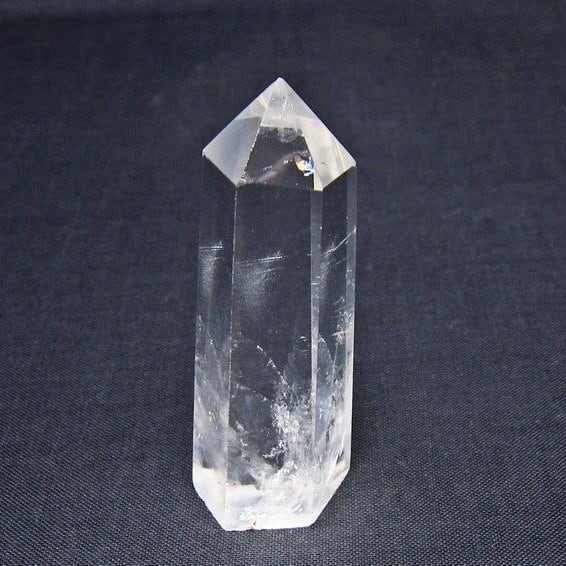 水晶 六角柱 ポイント 置物 一点物 142-11163