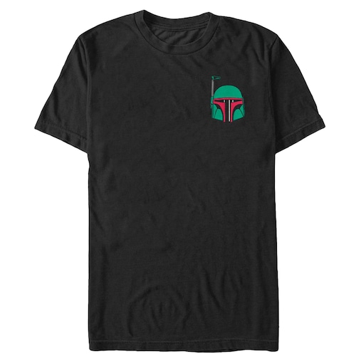 スター・ウォーズ Tシャツ Star Wars Boba Fett Badge Black