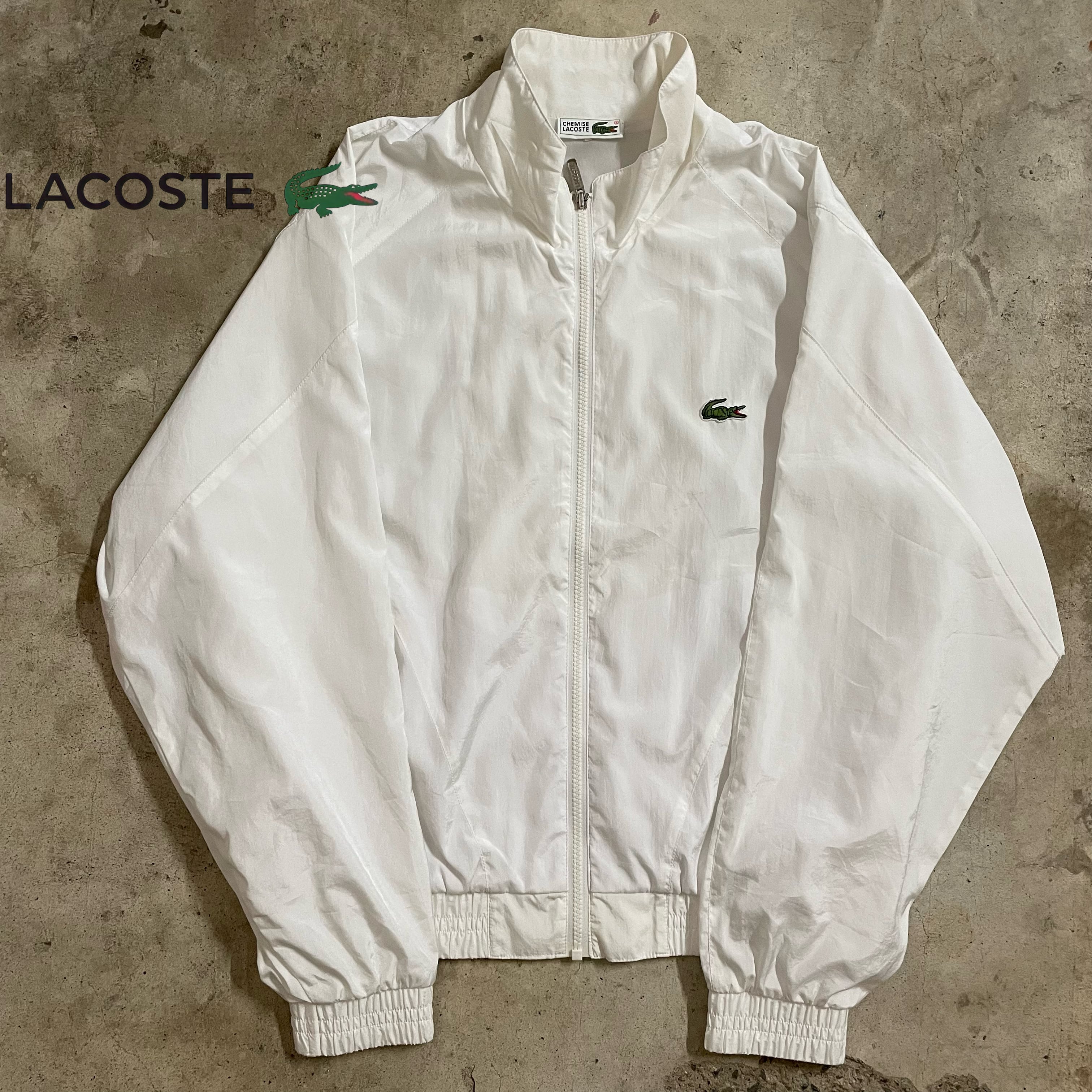 〖CHEMISE LACOSTE〗70’s logo embroidered design nylon jacket/シュミーズ ラコステ 70年代  ロゴ刺繍 デザイン ナイロン ジャケット/msize/#0521/osaka | 〚ETON_VINTAGE〛 powered by BASE