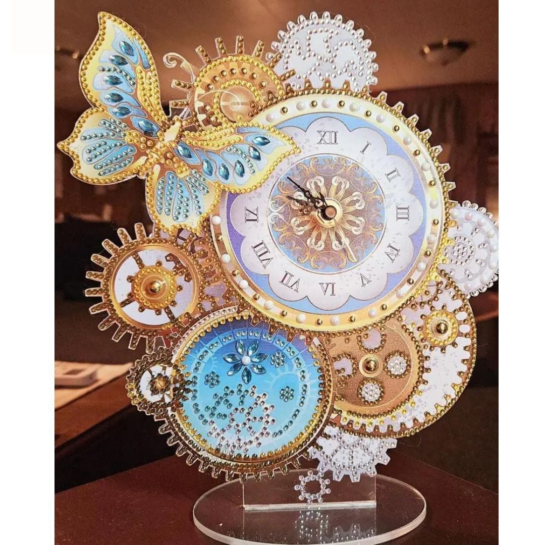 ディアマンティーニ・ドメニコニ社　バタフライクロック　アート掛け時計 インテリアショップルーミー インテリア雑貨 Diamantini