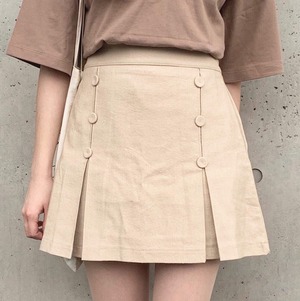 double button mini skirt 【Noa】